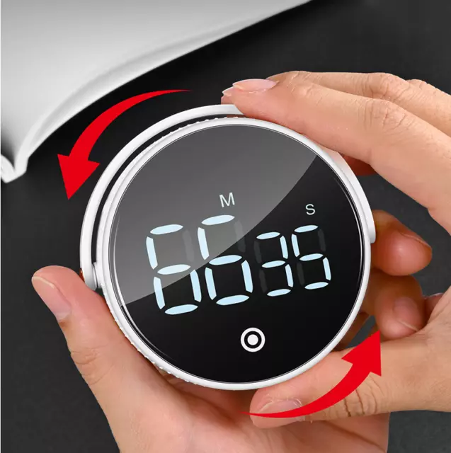 Eieruhr Küchenuhr LCD Timer Küchen Küchenwecker Stoppuhr Kurzzeitmesser Magnet