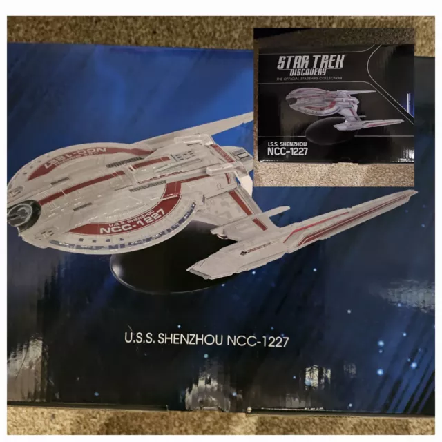 Star Trek Eaglemoss Federation Starship USS ISS SHENZHOU DISCOVERY NCC-1227 XL
