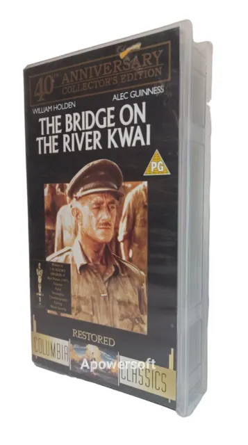 Classic VHS War Film Bundle John WAYNE/ALEC GUINNESS/PETER O'TOOLE/STEVE MCQUEEN 3