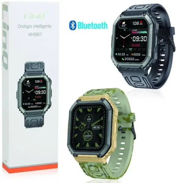 Smartwatch Bluetooth Smart Watch Sport Orologio Intelligente Sportivo Wh5807