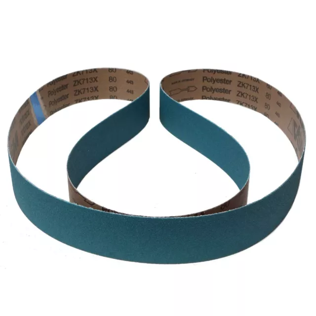 50x VSM Schleifband Gewebe Schleifbänder ZK713X 25x762 mm Körnung wählbar