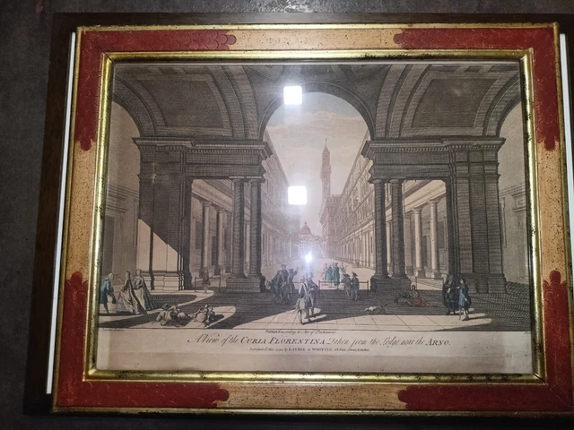 Firenze Antica Veduta Uffizi 1792