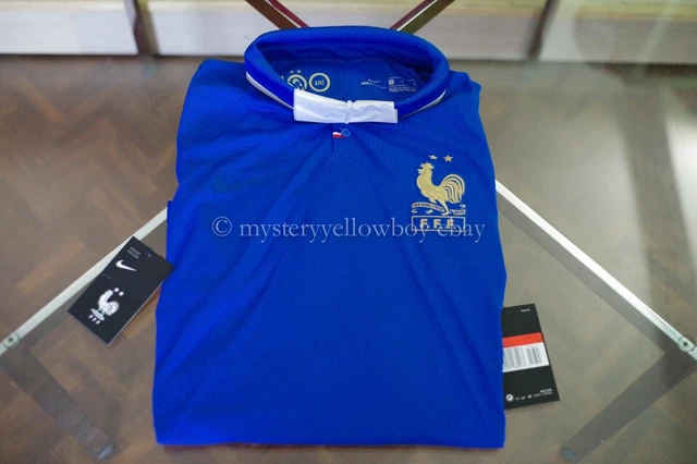 MAILLOT EQUIPE DE France edf vapor L centenaire FFF centennial 100th