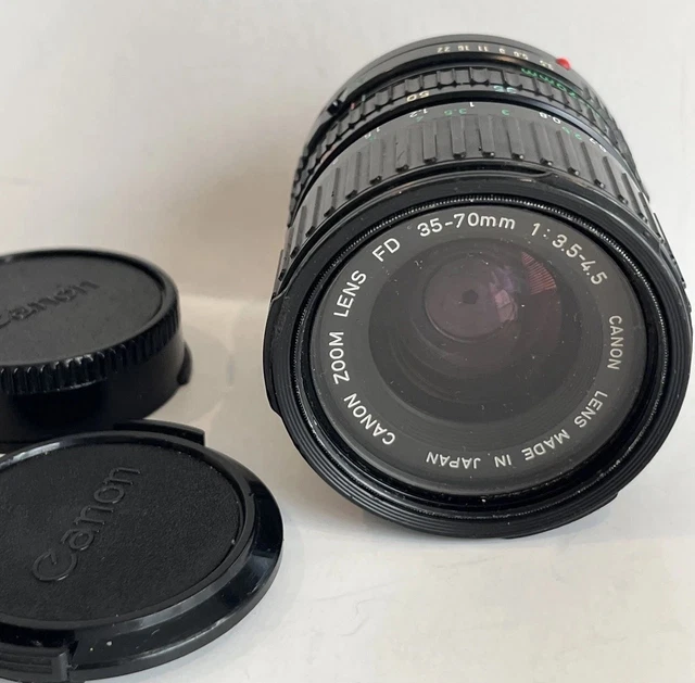 Appareil Photo Reflex Canon T60 – Avec Zoom Canon 35-70mm – Vintage Japon 1990 – Très Bon état
