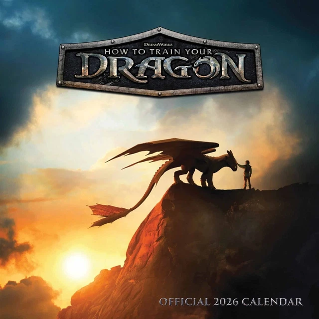 HOW TO TRAIN Your Dragon Calendar 2026 Month To View How To Train Your Dragon Calendar 2026.webp