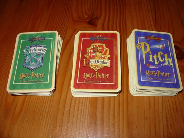 Harry Potter Quidditch Slytherin Griffindor & Pitch Trading Card Game