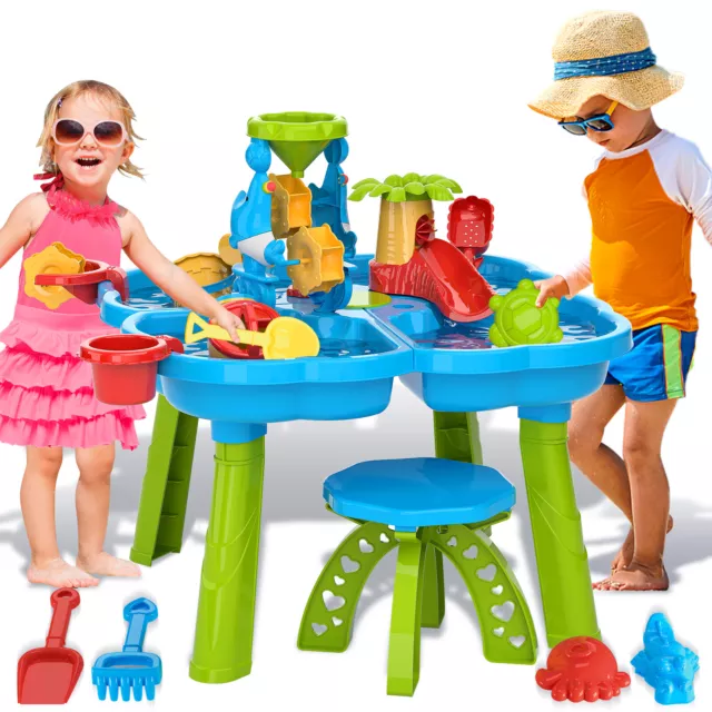 Outdoor Kids Sensory Sand Water Toy Table Summer Beach Toys Gift for Toddlers