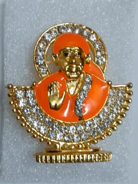 Shirdi Sri Sai Baba Hindu Idol for Office Home Temple Decor Statue Car Dashboard