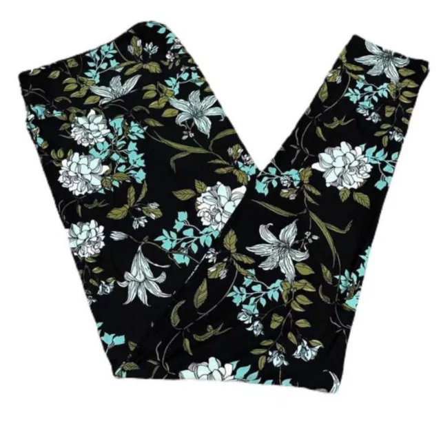 LULAROE OS ONE Size Leggings Black Background Playing Cards Poker King  Queen $5.75 - PicClick