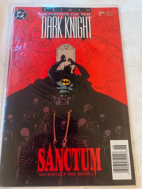 Batman Legends Of The Dark Knight #54 FN Midgrade DC 1993 Mike Mignola Hellboy
