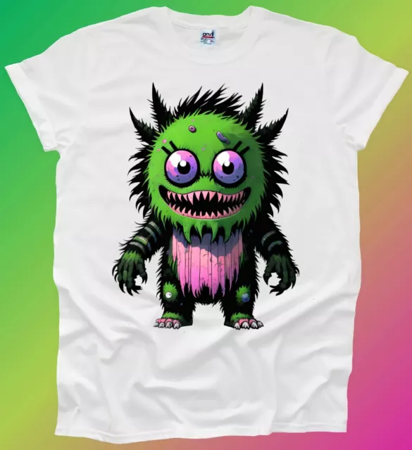Cute Monster Movie Scary Halloween Teddy T Shirt Boy Girl MESSAGE ME THE SIZE UK