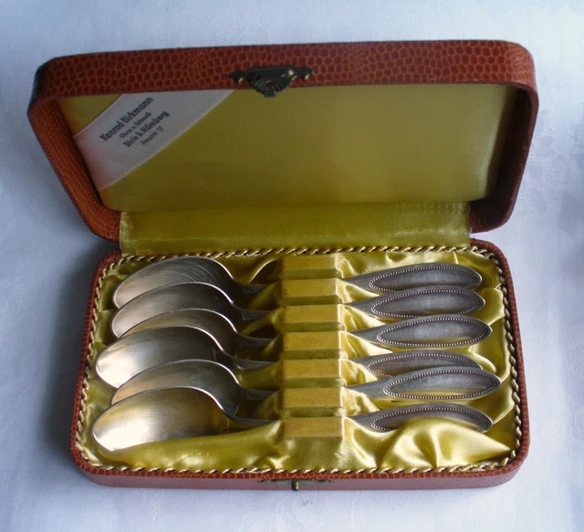 6 Kaffeelöffel - K&B 61900 - 800er Silber 6 Kaffeelöffel - K&B 61900 - 800er Silber