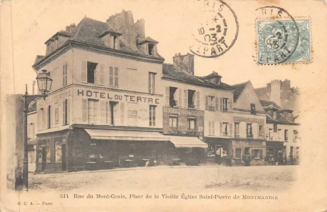 PARIS - Rue du Mont-Cenis, Place de la Vieille Eglise Saint-Pierre de Montmartre