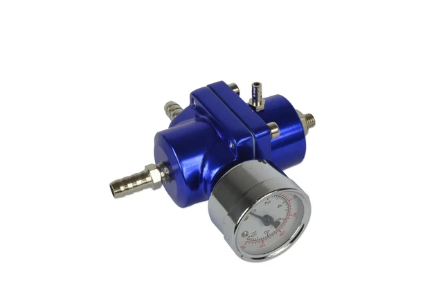 Regulador Reductor Presión Gasolina Con Manómetro Universal - Para WRX, MR2, 200SX, Marca TURBO PERFORMANCE