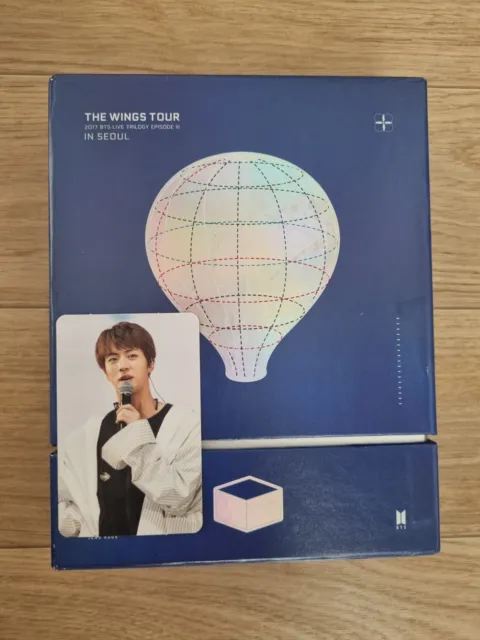 BTS wings tour in seoul DVD Full Set with Jin Photocard