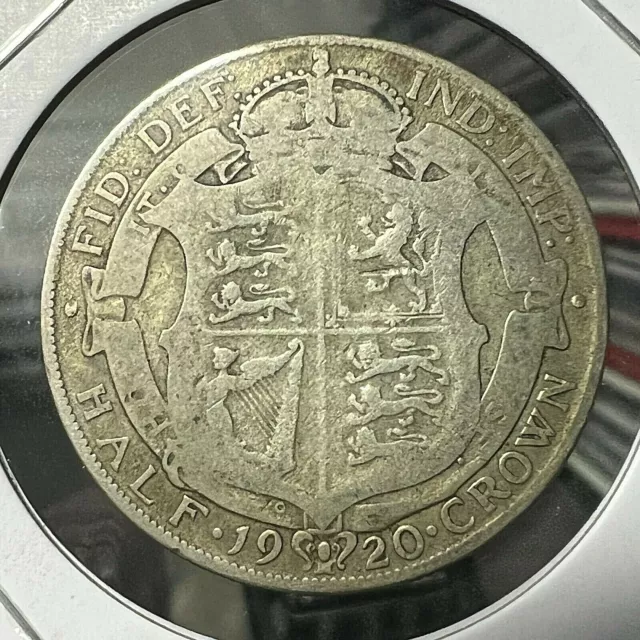 1920 Great Britain  Silver Half Crown