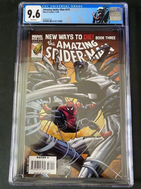Amazing Spider-Man #570 CGC 9.6 KEY 1st FULL App Anti-Venom (Eddie Brock)