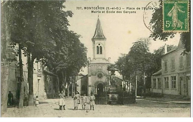 91.Montgeron. Ecole Et Mairie