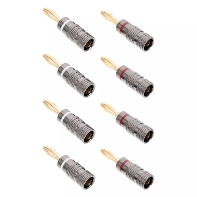 10 Pcs Stecker Für Lautsprecherkabel Elektrischer Kabelverbinder Vergoldet