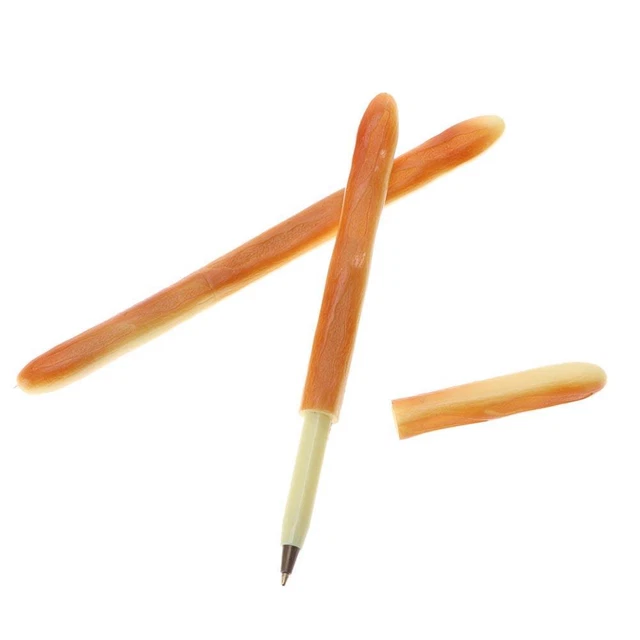 Creative Simulation Bread Ballpoint Pen Stationery School Supplies Gift
