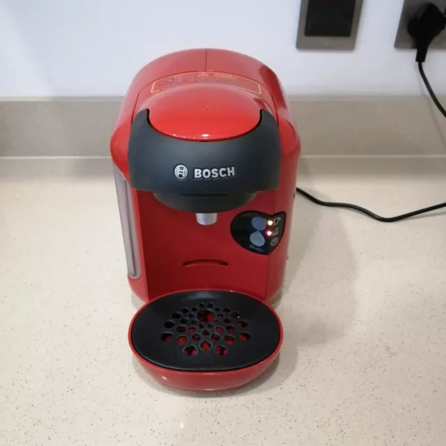 Bosch Tassimo Vivy TAS1253GB Kaffeemaschine, 1300 Watt, 0,7 Liter - rot/