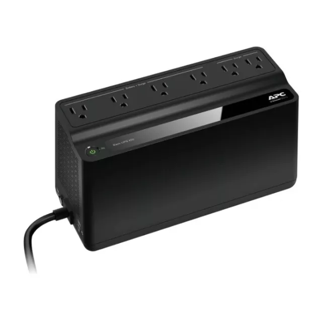APC UPS 450VA Battery Backup Surge Protector, BN450M Backup Battery Power Supply