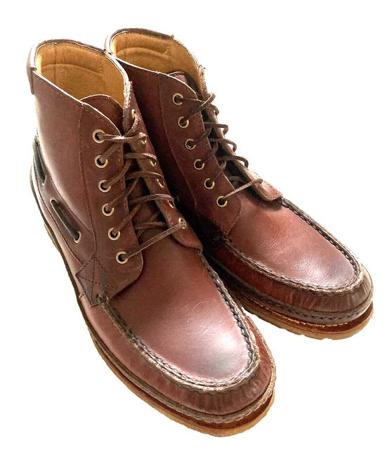 MINT FRYE NOLAN Moc Toe Chukka Hiking Boots. Men s U.S. 10D Med