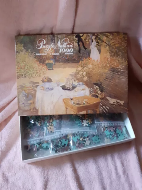 100 % Complet Puzzle 1000 Monet Vintage De 1975