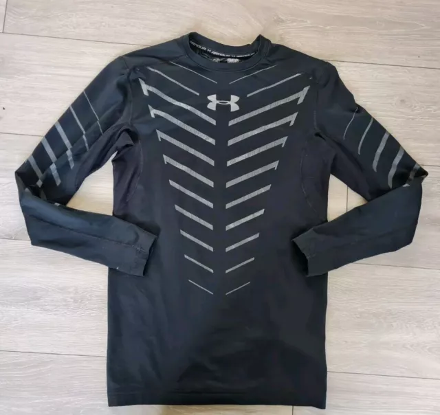 Under Armour Coldgear Black Compression Long Sleeved Top Mens Medium