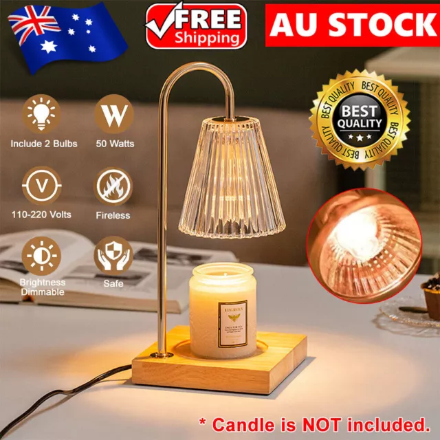 Melting Wax Lamp Dimmable Night Light Aromatherapy Candle Warmer Table Light NEW