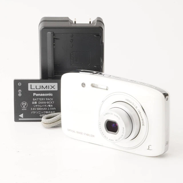 Panasonic パナソニック LUMIX S2 DMC-S2 ホワイト Excellent condition Panasonic LUMIX DMC S2 White compact
