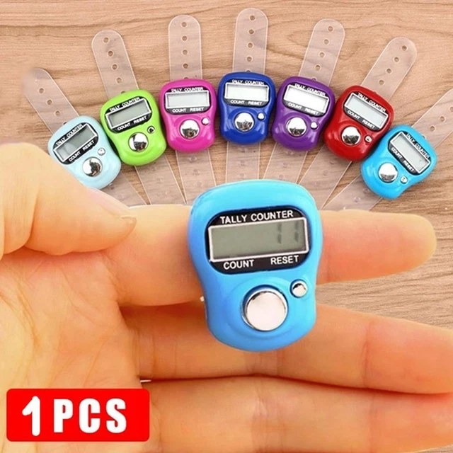 1x Number Clicker Tasbeeh Tasbih Mini Digital Hand Tally Counter NEU