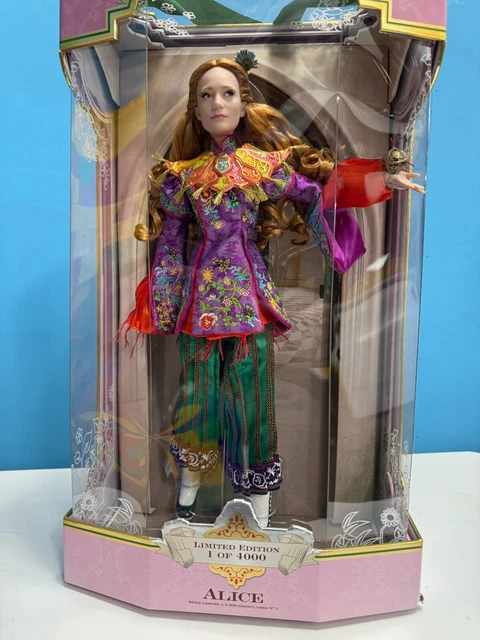 DISNEY WONDERLAND ALICE Through the Looking Glass 17" Doll Limited ...
