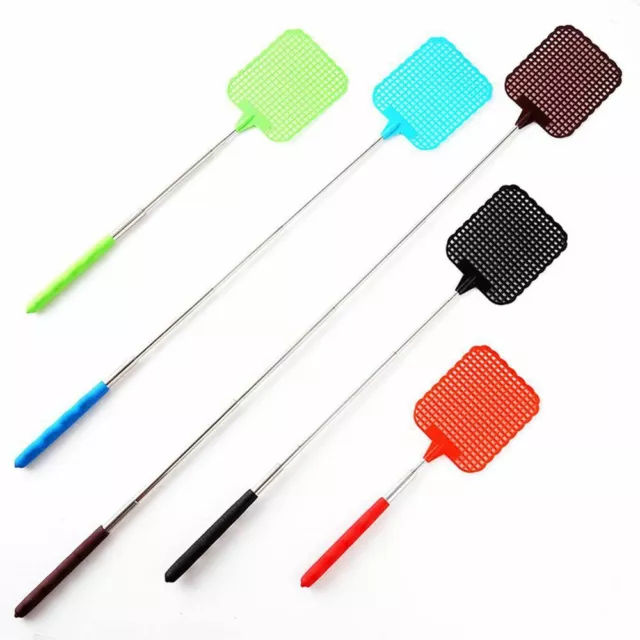 Extendable Telescopic Fly Swatter Swat Handle Extends to 73 cm Insect Mosquito 2