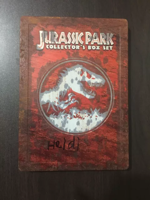 jurassic park dvd steel book collectors edition tin box set dvd 4 disc set