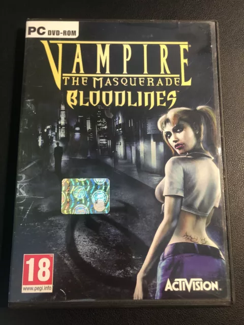 Vampire The Masquerade Bloodlines - Pc Dvd Rom