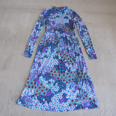 Kate Spade New York Womens Pacific Petals Knit Dress Size XS Aruba Blue