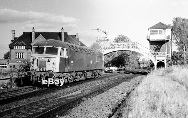 RAILWAY DIESEL NEGATIVE Class 56 56081 Billingham 1970s + Copyright £4. ...