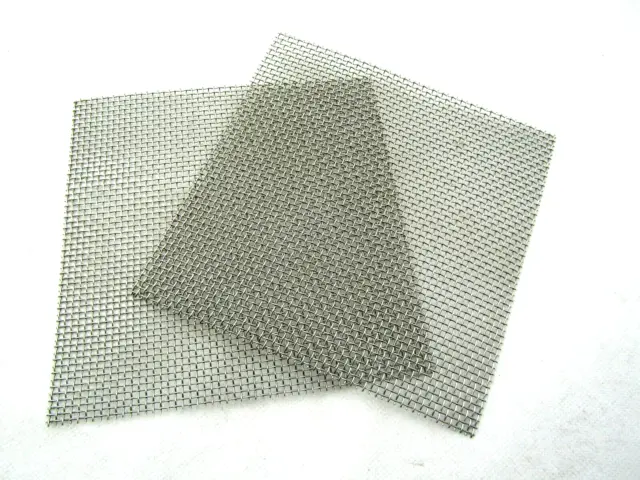 Stainless Steel Mesh Screen 2pc 5"x5" for Lab work