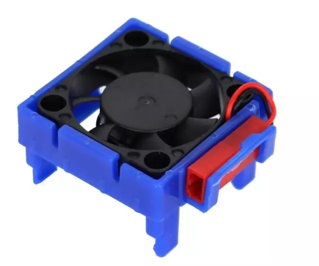 PowerHobby Traxxas Velineon VXL-3 Esc + Moteur Cooling Ventilateur Bleu : Fendu 3