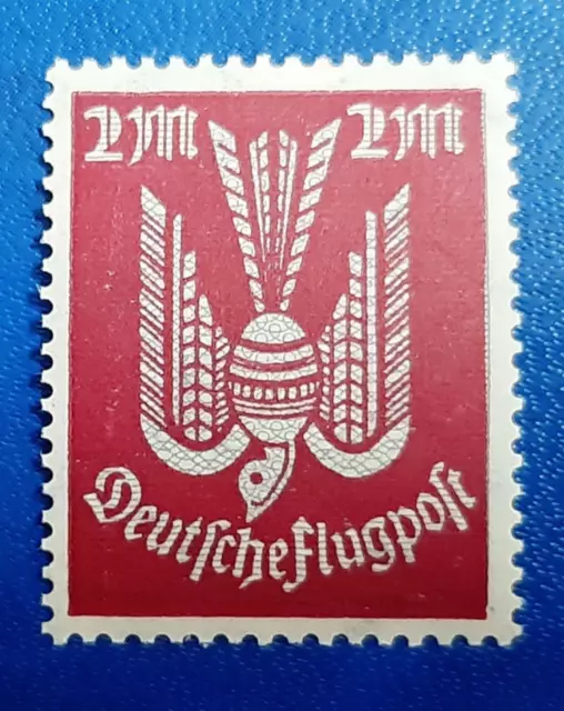 Briefmarke Deutsches Reich Flugpost Holztaube 2 Mark 1922 Mi. Nr. 216 a (26872)