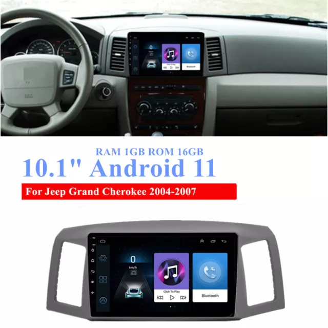 10.1''Android 11 Car Stereo Radio GPS Navi FM For Jeep Grand Cherokee 2004-2007