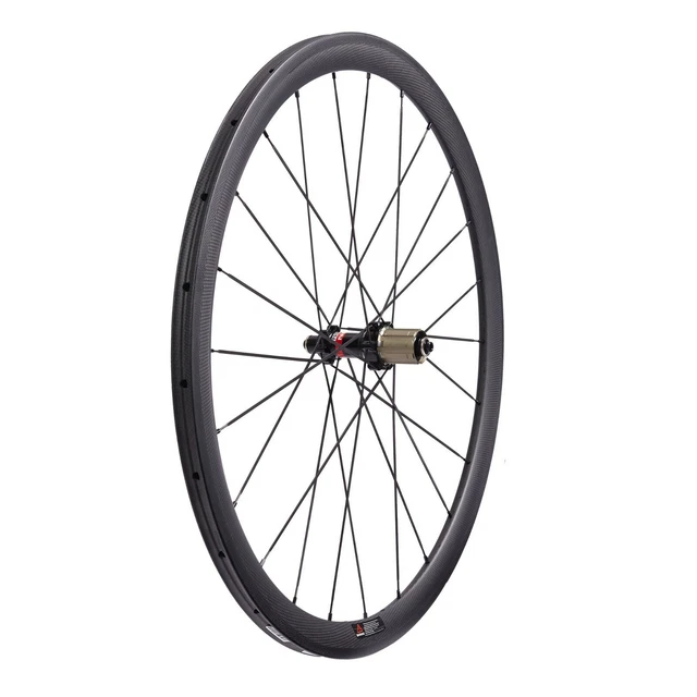 Carbon Wheels with Novate A512SB Rear Hub 24 Holes 700C Road Bicycle Rear Wheel