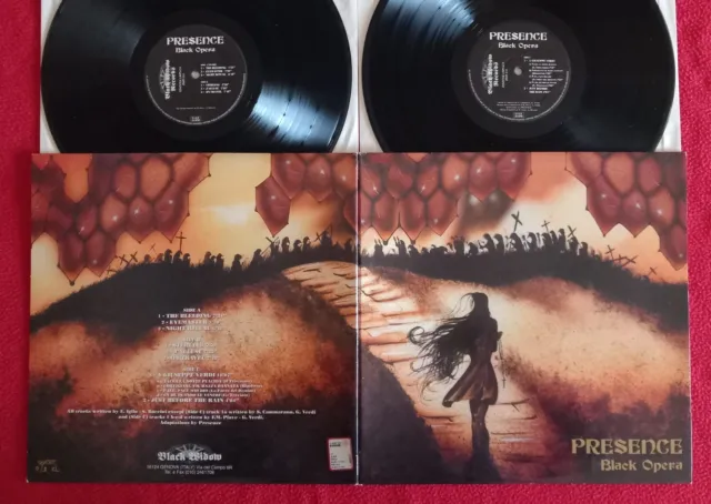 Presence - Black opera -1a stampa black widow 2 LP g/f cover - Excellent + + + +