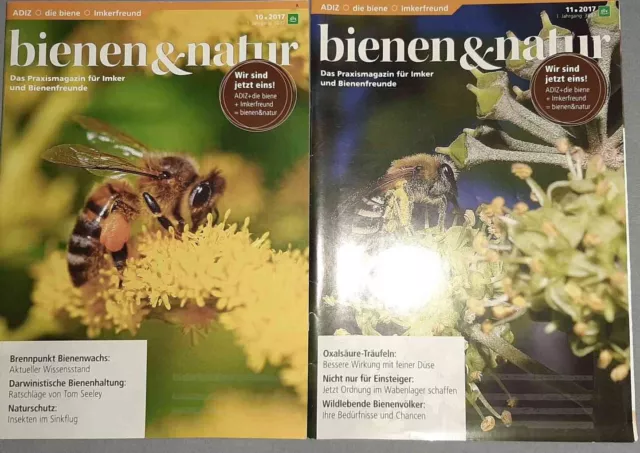 Bienen & Natur 10 + 11/2017  Waben Bienenwachs Tom Seeley