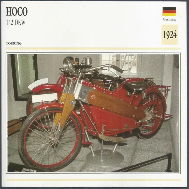 Edito-Service S A Classic Motorcycles-1924-Hoco-142 Dkw