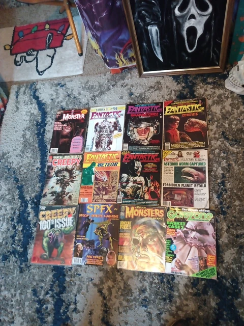 VTG Fantastic Films MAGAZINE LOT CREEPY GORE ZONE SPFX SCI FI Famous Monsters VTG Fantastic Films MAGAZINE LOT CREEPY GORE ZONE SPFX SCI FI Famous Monsters