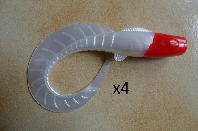 Leurres Souples Noeby Worm Twist 10cm - Lot De 6, 5.6g, Couleur 211