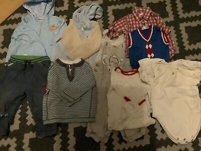 Baby Boys Clothes Clothing Bundle Size 9-12 Mths Jacket Jumper Cardigan 15 Items
