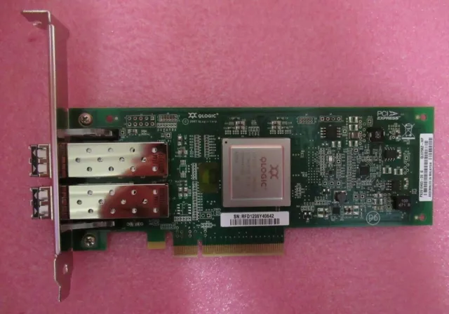 HP QLogic QLE2562-HP PCI-E 8 Go Double Port HBA Adaptateur de bus hôte 489191-00